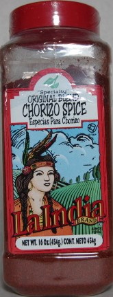 Chorizo Spice Container 16.0oz (unit)
