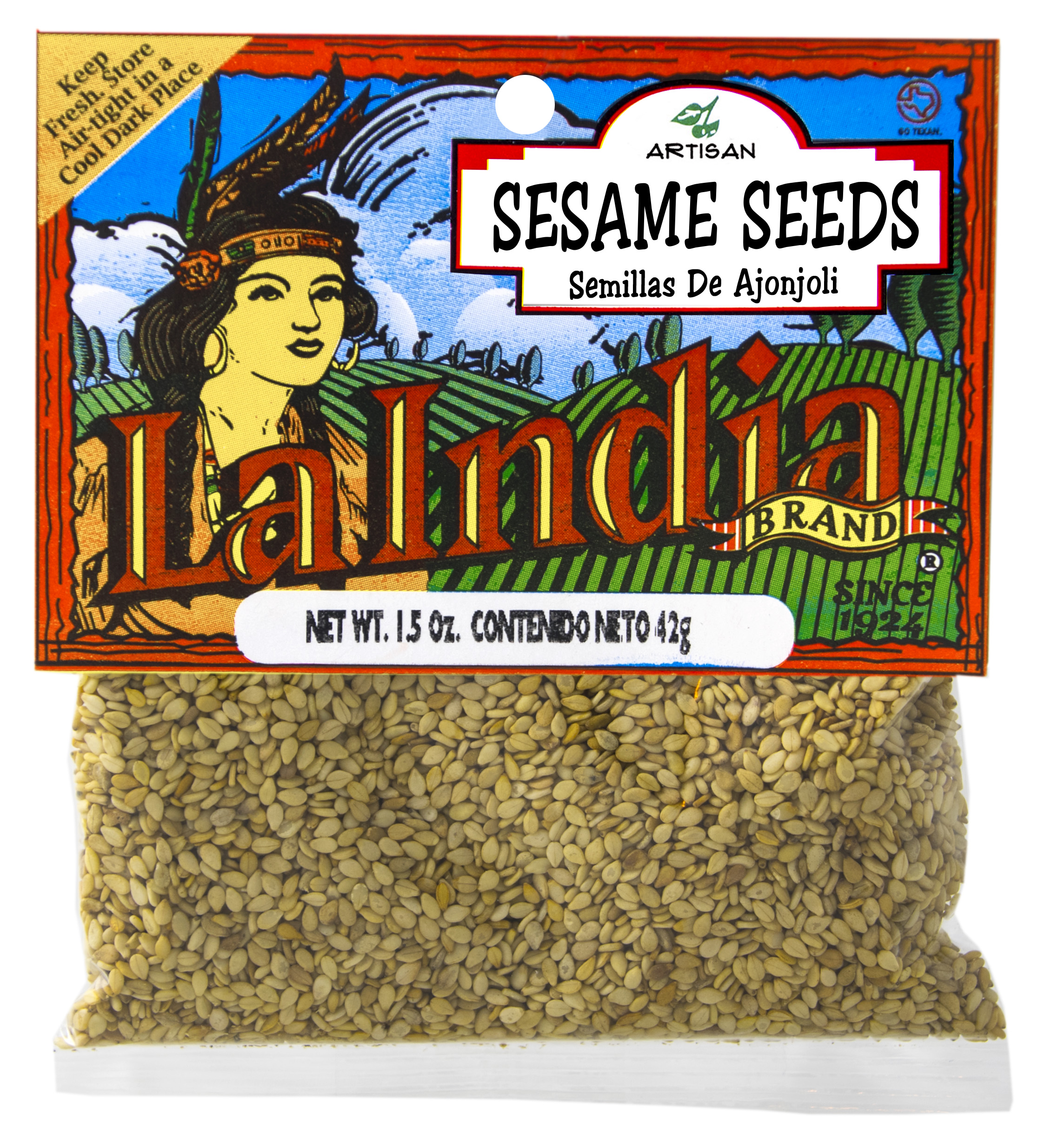 Sesame Seeds Cello Bags 1.5oz (Unit)